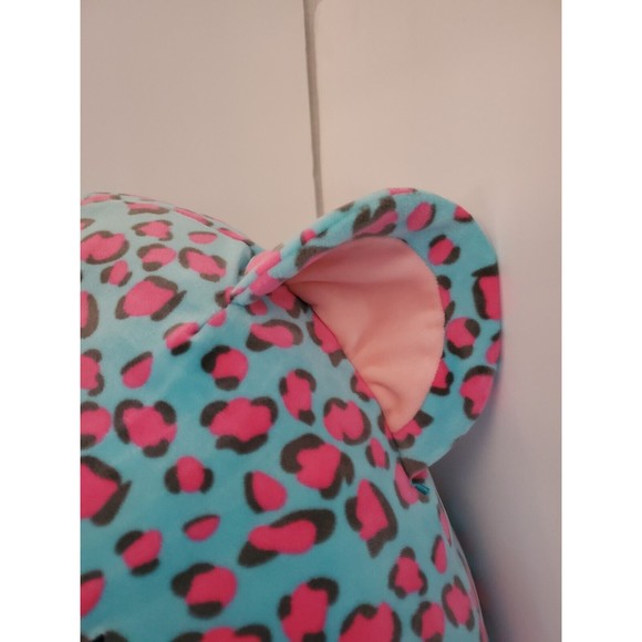 Rare Winking Squishmallows Chelsea the Cheetah 16" Pink Blue Spotted Cheetah - Picture 5 of 10